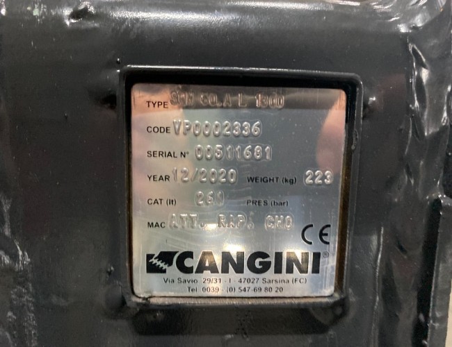 1 Cangini Benne SQN50 Kantelbak 1300 CW05 (3,5-4,0T) (261ltr) VK8445 | Aanbouwdelen | Kantelbak