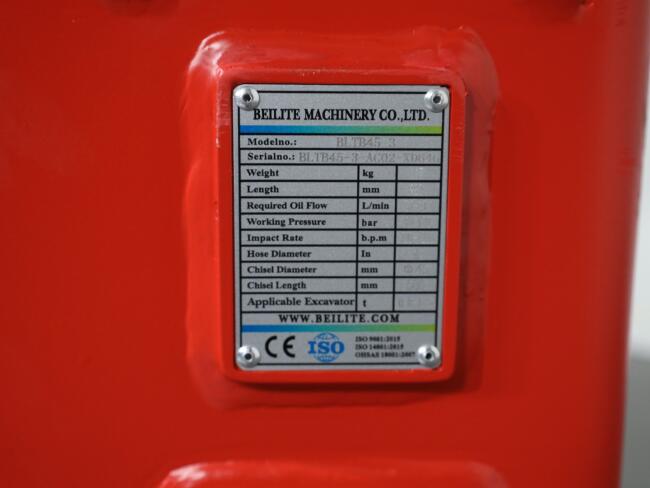 2026 Beilite BLTB45 Sloophamer CW05 137kg (1,5-3,5t) ADV1058 | Aanbouwdelen | Sloophamer