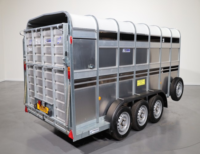 1 Ifor Williams TA510 14x6 (427x178x182cm) Veetrailer 3-asser ADV1095 | Aanhangwagen | Veetrailer