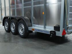 2025 Ifor Williams TA510 16x6 (497x178x182cm) Veetrailer 3-asser ADV1146 | Aanhangwagen | Veetrailer