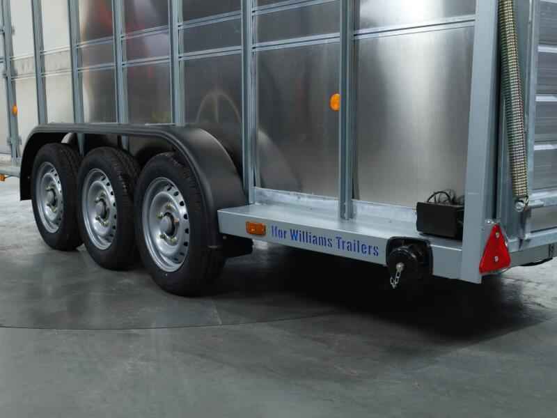 2025 Ifor Williams TA510 16x6 (497x178x182cm) Veetrailer 3-asser ADV1146 | Aanhangwagen | Veetrailer