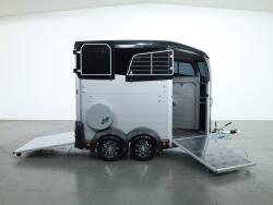 2025 Ifor Williams HBX506 2 paards trailer - Voorlosser RH (zwart) VT775 | Aanhangwagen | Paardentrailer