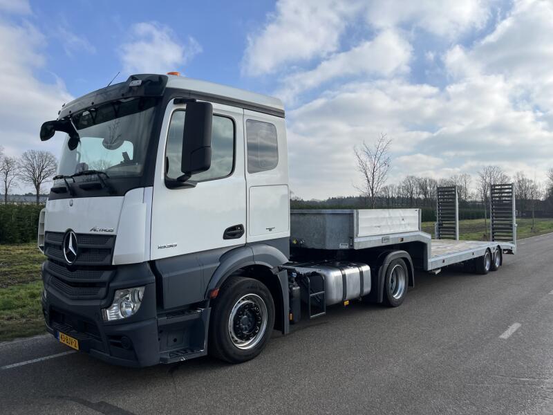 2018 Mercedes Benz Actros 1836 + Veldhuizen P48-2 Semi Dieplader (22-ton) VT798 | Transport | Vrachtwagen
