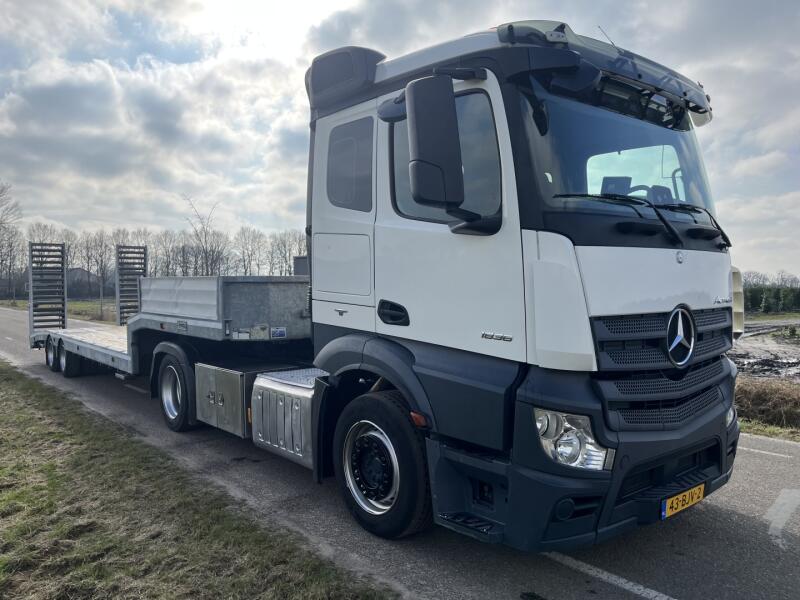 2018 Mercedes Benz Actros 1836 + Veldhuizen P48-2 Semi Dieplader (22-ton) VT798 | Transport | Vrachtwagen