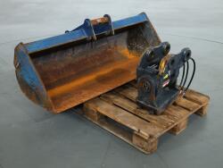 2023 Lehnhoff Powertilt PTS050 mit HS03 (MS03) + Loffel fur KX042-4 / KX037-4 DV1313 | Aanbouwdelen | Snelwissels