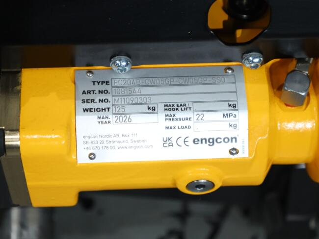 2026 Engcon EC204 Tiltrotator CW05-CW05 SS0 (afneembaar) VK10599 | Aanbouwdelen | Draaikantelstuk